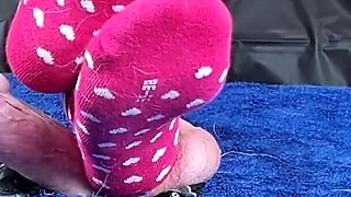 CBT on Cockbox with Socks and Feet, Ballbusting and Squeezing