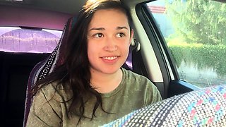 Busty amateur teen outdoor hardcore action with cum