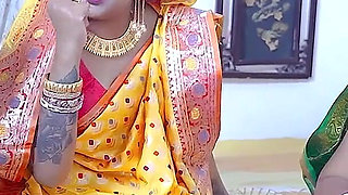 Desi Horny Indian Three Bhabhi Wants to Get Fucked by Their Dewar Like a Bhabhi's Groupsex Party ( Hindi Audio )