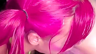 Harness Ride: Pussy Taking Every Inch