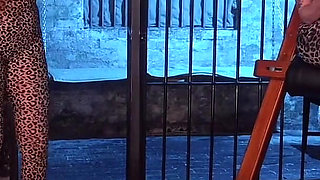Intense Duo Domme Ballbusting: Unbreakable Sissy Takes Our Hardest Kicks!