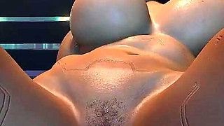 Sexy Cybernetic Chick Anal Dick Ride