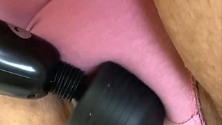 Stimulating My Clit with Powerful Wand