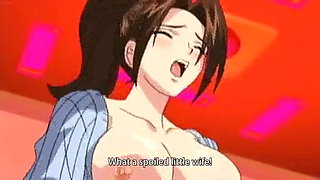 Anime girl with red hair gets orgasm - Hentai porn