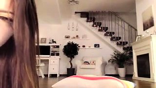 Webcam fun mature brunette with toys cum on cam