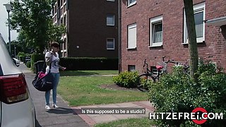 Hitzefrei tattooed short haired cougar takes a Big Dick