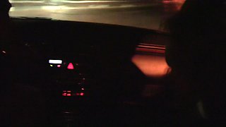 Agnessa in naughty amateur couple having sex by their car