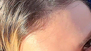 On Vacation at the Beach with Stepbrother and We End up Having Sex, Big Cumshot in My Pink Pussy