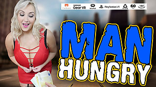 Man Hungry - Blonde Big Tits Bbw Blowjob - Sexlikereal