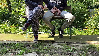 Mature milf with a great ass helped me pee