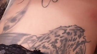 German Big Ass Inked MILF Mia Blow Seduce Nerd Guy to Fuck