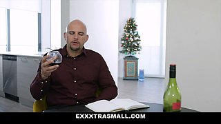 Dylann Vox gets soaked in cum during Christmas Miracle with Skylar Vox
