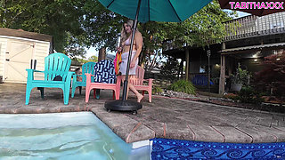 Pool Sex with Your Best Friend's Hot Step-stepmom 4K