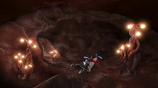 Lara Croft was impregnated by multiple members. parasite breeding season.