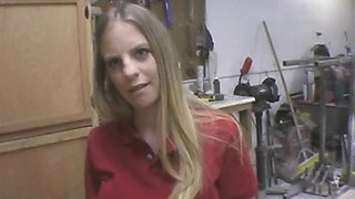 Sex Home Repair with a busty blond babe with a sweet pussy