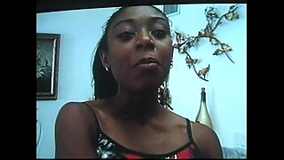 Beautiful Young Black Busty Enjoys Doggy Style with a Monster Black Cock