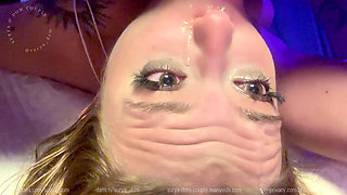 Extreme Hard POV face fucking deepthroat throatpie