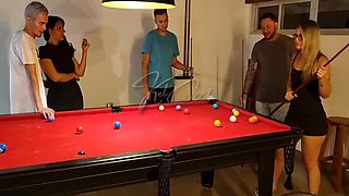 We Were Teaching The Wives To Play Pool, But We Ended Up Having Sex!