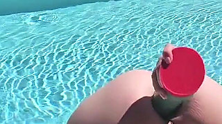 Anal Play by the Pool