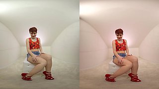 Petite Sasha Zima Toying - Shaved Teen Vibrator