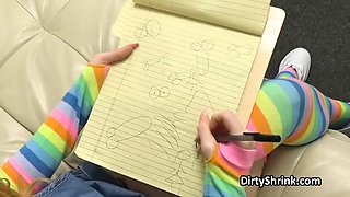 Nymph redhead craves for doctors dilf dick deep inside