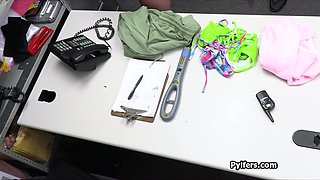 Catching and pounding a perfect bikini babe for stealing