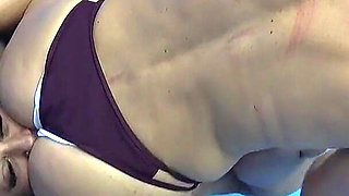 Hot MILF Facesitting Action at the Gym