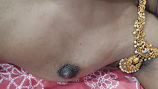 Navel oil massage to marathi housewife by father in law