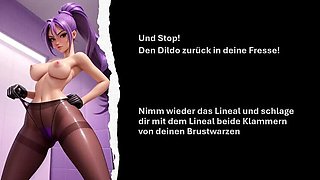 Dominant German Mistress Fucks Your Ass Hard - Femdom Anal JOI