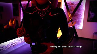 Gas Mask: Clit Unreachable and Breath Controlled - Mistress Julia