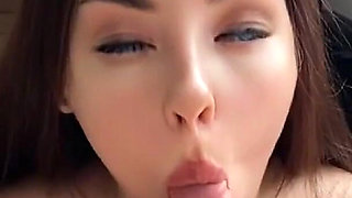 Beauty in Black Pantyhose Obediently Sucks and Bends Over for Doggy Style Fucking