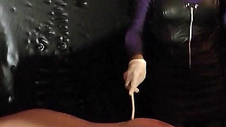The Slave Receives His Deserved Punishment for His Unauthorized Orgasm.