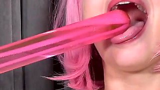 Anime Succubus Colllege Girl, Rada Brewer, Fucks Herself with Big Toy