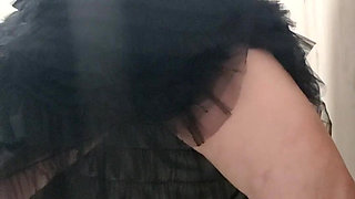 In the Bathroom of the Thater