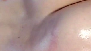 Oiled Massage for This French Slut with Big Tits and Big Round Ass!