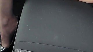 Trying to Play with My Pussy in the Car and Not Get Caught