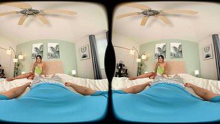 2 Lies & 1 Truth-Game With Petite Stepsister
