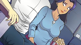 Youthful witch hunter in uncensored anime porn featuring a busty milf