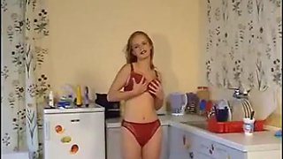 Peach kitchen fun