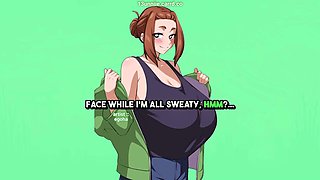 Horny MILF drenched in sweat craves your load �� Male-focused audio roleplay for pleasure �� Message for additional content