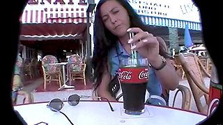 Outdoor blowjob with a swallowing guarantee