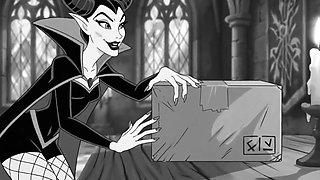 Maleficent and the Magic Pumpkin. Halloween Cartoon