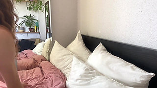 French Twink Plays with His Furry Tail Cum All Over Himself