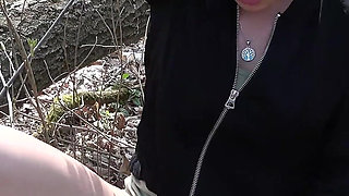 Outdoor Fun with a Horny German Slut