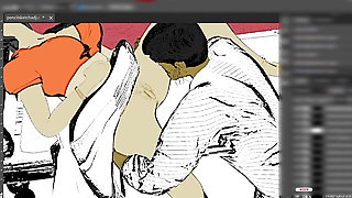 Indian Neha punjabi bhabhi Beautiful Bigcock Sex Erotic Art Design by -Snapchat143