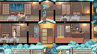 Yukiya Hot Spring the Waters of Fertility Hentai Game Ep.4 Wife Creampie While Her Husband Is Resting in His Bed!