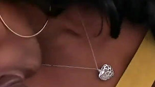 Sexy black girl with big ass pounded hard from his BBC