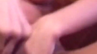 Natural boobs sexy blonde masturbation, dildo penetrated