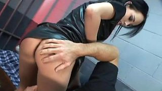 HOT!!! Goth Nurse Alexa Von Tess Sloppy Blowjob fuck and Oral Creampie!: Porn