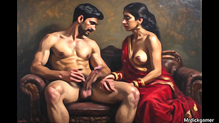 Indian boy fucks his cute stepsister and cums on her boobs